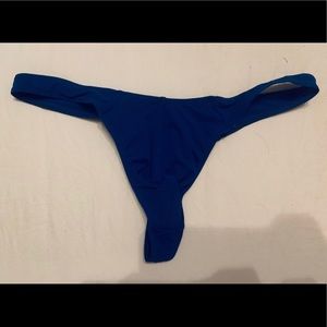 Men’s blue thong!